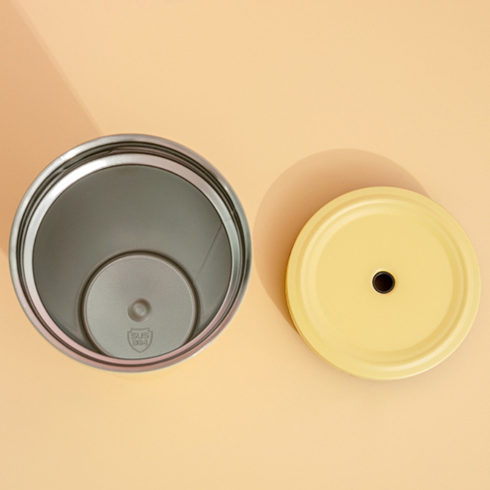 500Ml/750Ml Cách Nhiệt Tumbler Cốc Nước Cà Phê Sấy 304 Thép Không Gỉ Nắp Có Ống Hút Chân Không giữ Nhiệt Màu