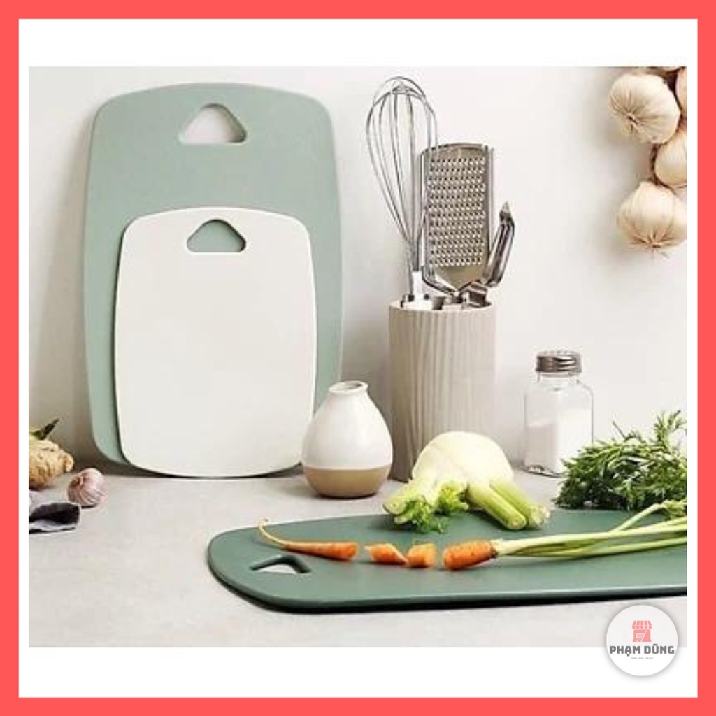 Bộ 3 thớt nhựa kháng khuẩn , thớt nhựa nhà bếp tiện lợi