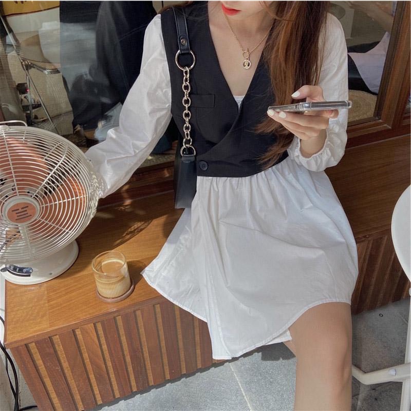 Váy babydoll cổ V Quảng Châu CHANREEN