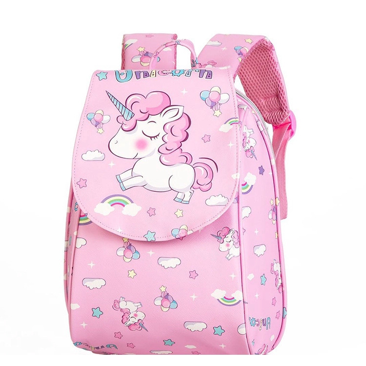 Ba Lô Thiết Kế Hình Kỳ Lân Hello Kitty Xinh Xắn Dành Cho Học Sinh