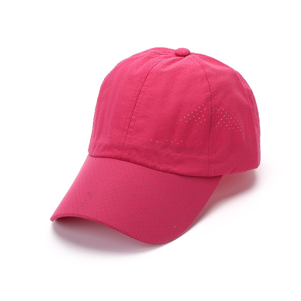 (Hàng Mới Về) Mũ Lưỡi Trai Phối Lưới Siêu Nhẹ Thoáng Khí Nhanh Khô Cho Nam Nữ