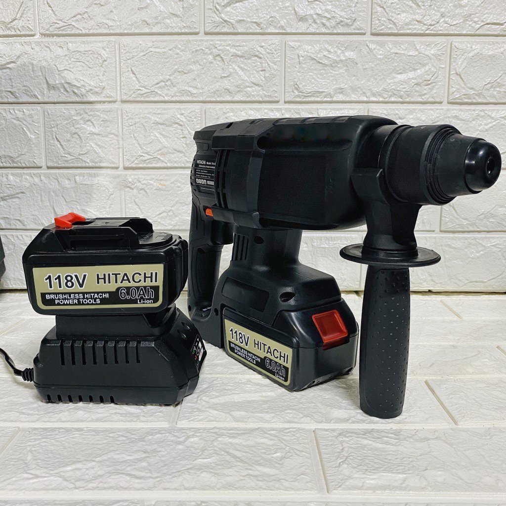 Máy Khoan Bê Tông Hitachi 199V - Khoan Bê Tông , Siêu Khỏe - Máy Khoan 3 Chức Năng  - Khoan Bê Tông