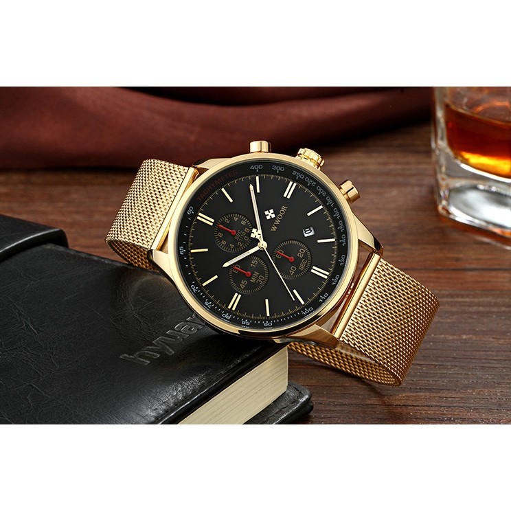 Đồng Hồ Nam WWOOR 8862 Máy Nhật Dây Thép Mành Cao Cấp - Nhiều Màu | BigBuy360 - bigbuy360.vn