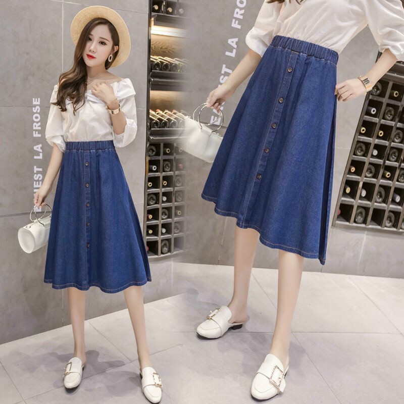 Chân Váy Denim Chữ A GIÁ TỐT NHẤT