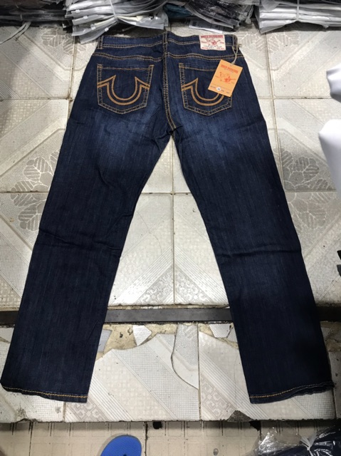 Quần jeans nam ông địa chỉ nổi ống xuông