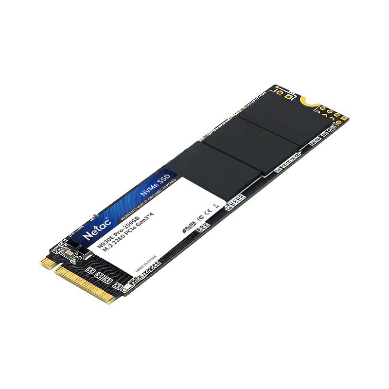 SSD Netac M.2 2280 NVMe 256GB PCIe N930E Pro Gen3x4 Chính Hãng - Mới Bảo hành 36 tháng