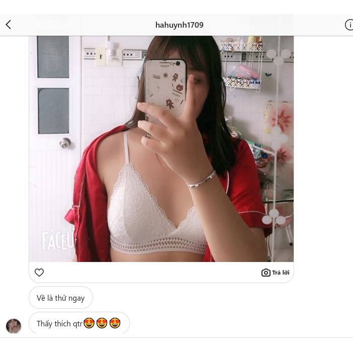 Áo ngực Just Bra mút mỏng chất liệu ren xinh xắn AB112 | BigBuy360 - bigbuy360.vn