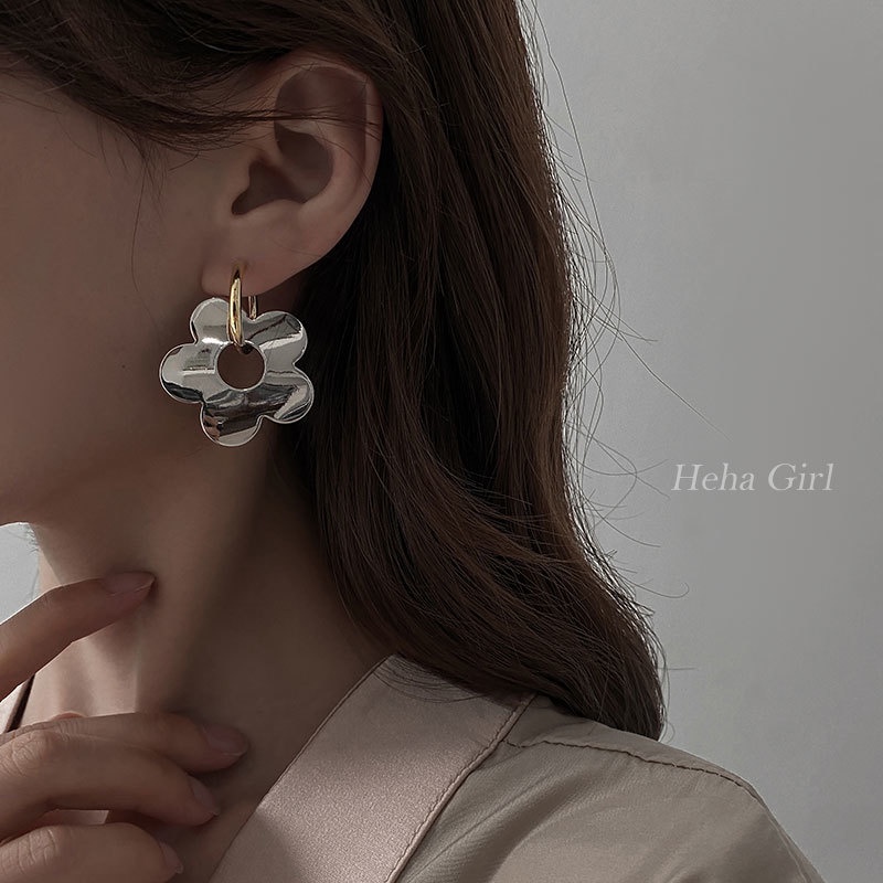 Khuyên Tai Hình Hoa Phong Cách Âu Mỹ Thời Trang Cho Nữ