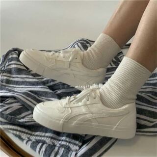 [Oder]Giày ulzzang sneaker trắng basic nhẹ nhàng  kèm ảnh thật