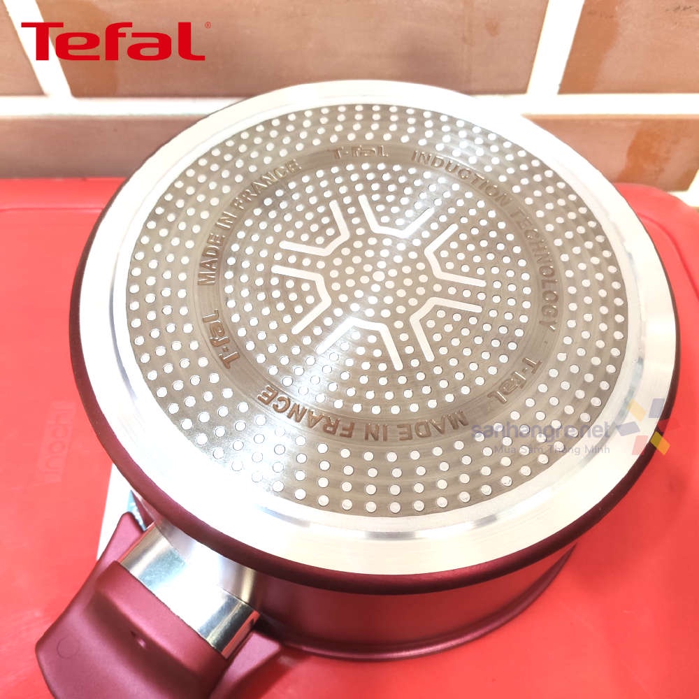 Nồi nhôm chống dính đáy từ thành thấp Tefal Character 24cm C68270 Made in France tặng vung kính Lyncen