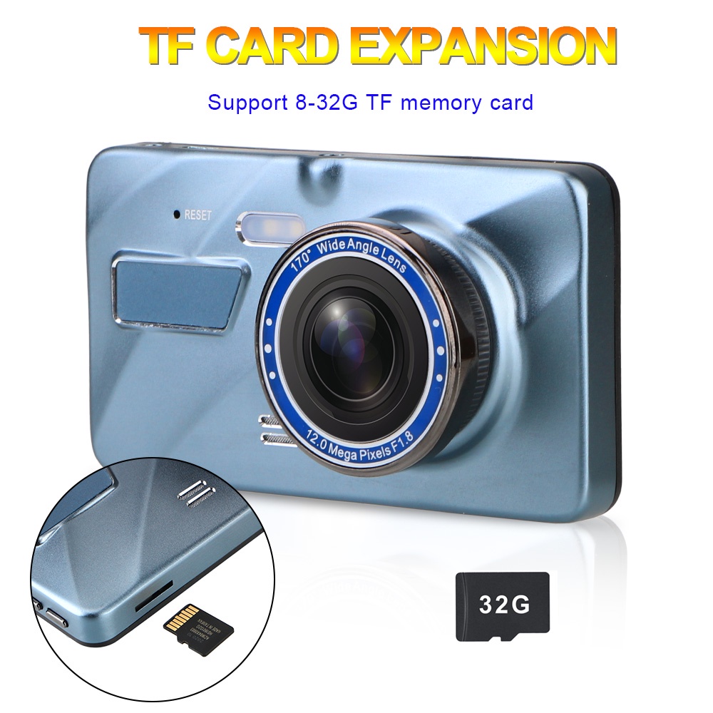 Camera hành trình xe hơi tầm nhìn đêm hai thấu kính 3.6" HD
 | BigBuy360 - bigbuy360.vn