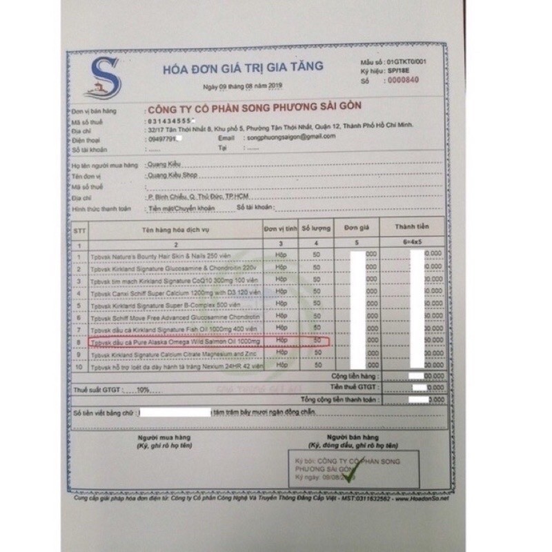 Viên dầu cá hồi Pure Alaska Salmon Oil Omega 3 1000 mg 210 viên của Mỹ