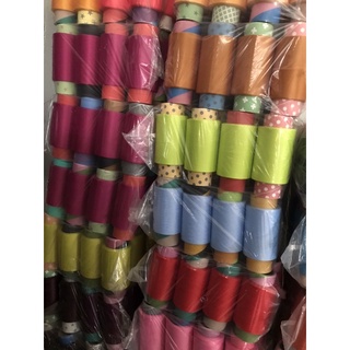 Tơ màu ống lớn ( tơ vắt sổ)