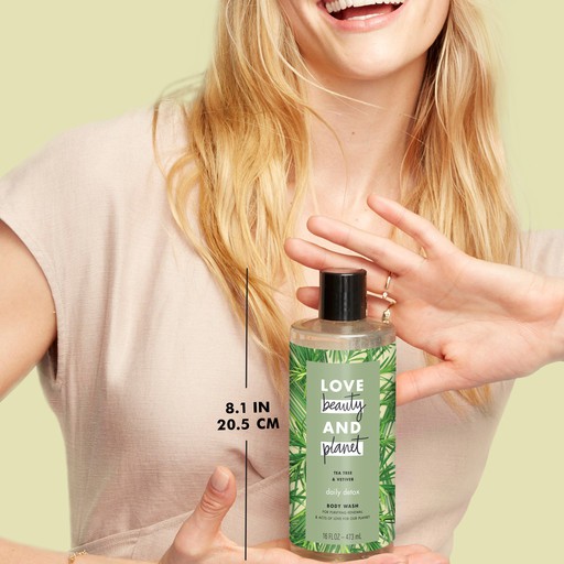 Sữa Tắm Love Beauty & Planet Thải Độc Detox Lưu Hương Thanh Mát Pure And Positive Với 100% Tinh Dầu Tràm Trà Úc 400Ml | BigBuy360 - bigbuy360.vn