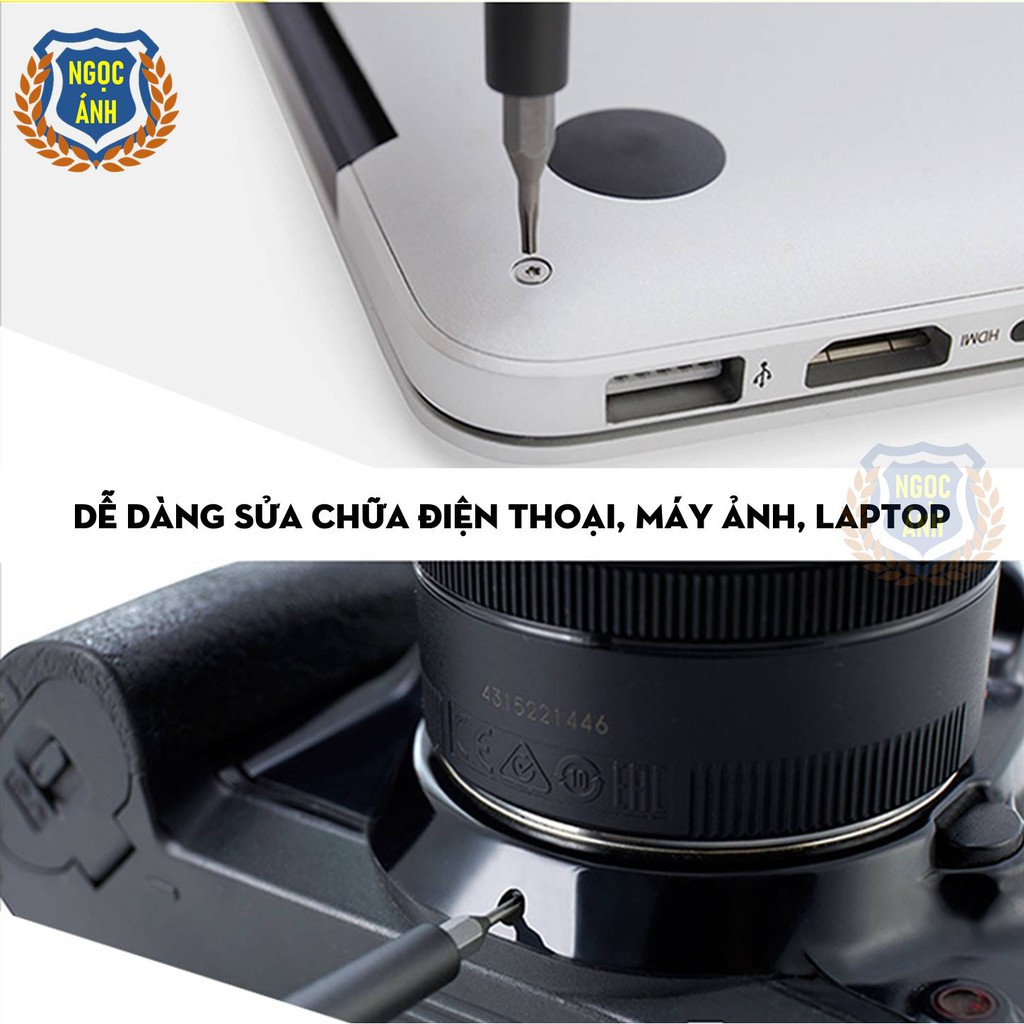 [GIÁ SỈ] Bộ Tua Vit Đa Năng 24 Đầu Nam Châm Sửa Điện Thoại, Laptop, Máy Ảnh (Vỏ Nhựa) - Shop Ngọc Ánh