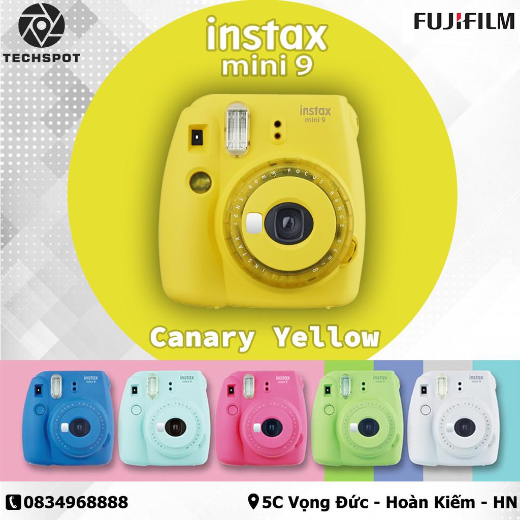 Máy ảnh chụp lấy ngay Fujifilm Instax mini 9 - Hãng phân phối + Phim 10 tấm