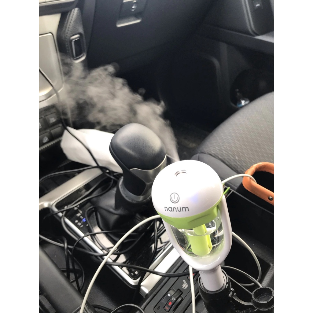 Máy tạo độ ẩm phun sương  ô tô - Máy khuếch tán tinh dầu tạo hương thơm giảm bụi và vi khuẩn trên ô tô