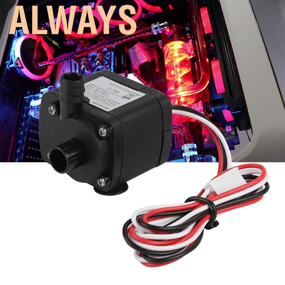 Bơm nước DC 12V 300l / H 1800rpm cho hệ thống làm mát bằng chất lỏng CPU