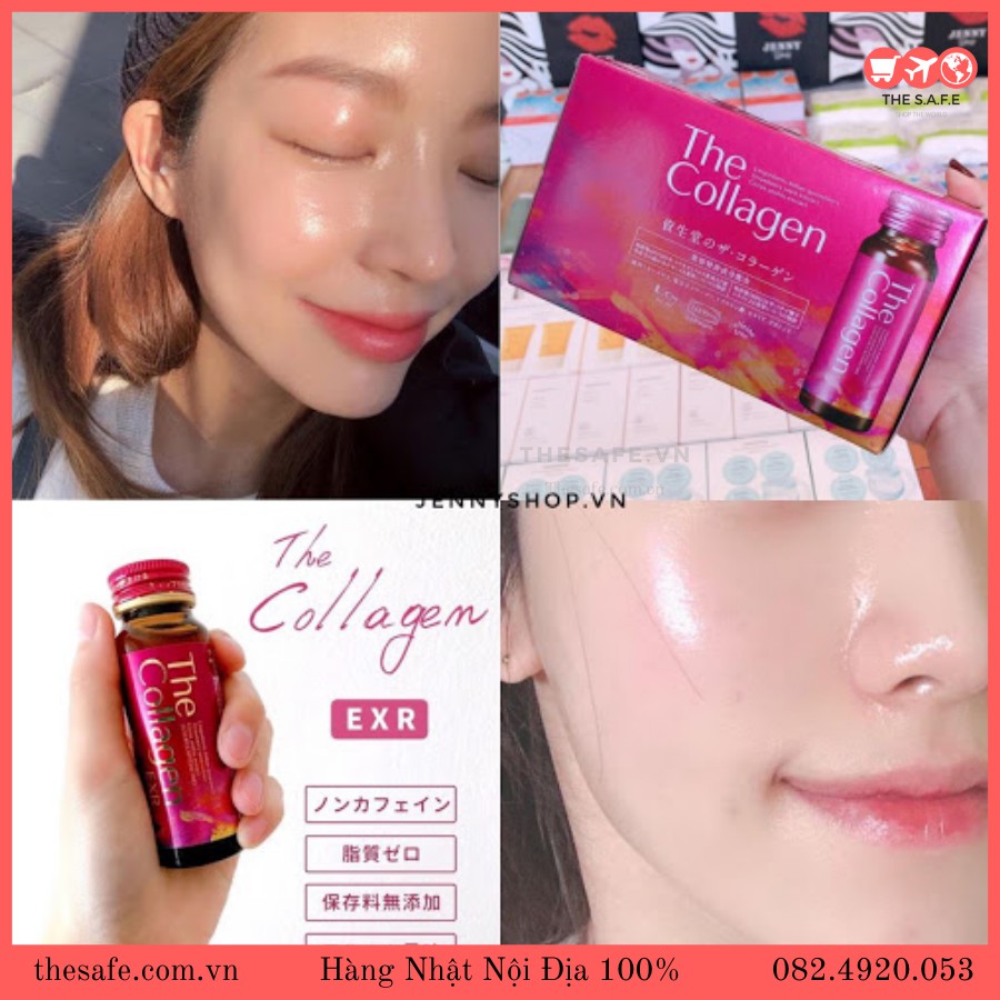 nước uống The Collagen ExR shiseido nhật bản. hỗ trợ đẹp da. hộp 10 chai 50ml | BigBuy360 - bigbuy360.vn