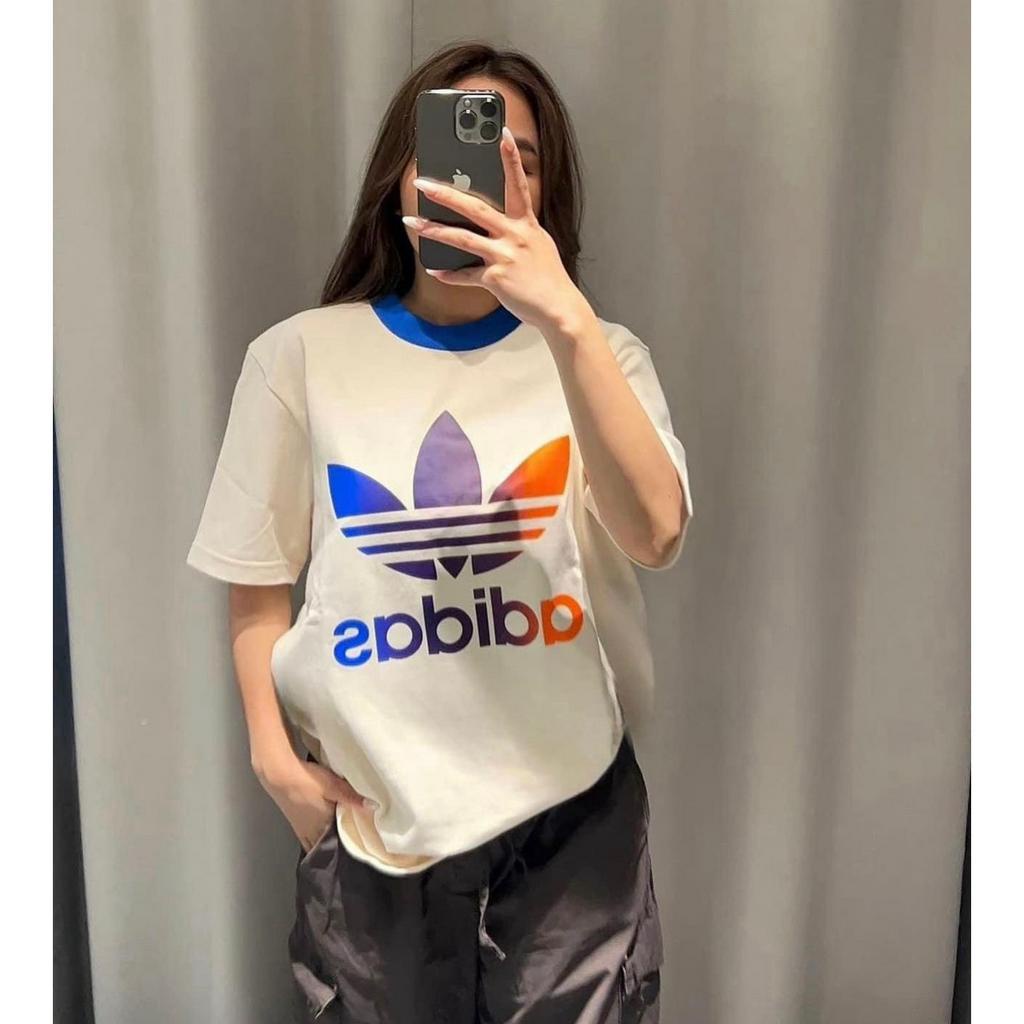 Áo thun das 3 lá phối màu cực xinh  Size S M L, Full Tag-CODE  2 MÀU