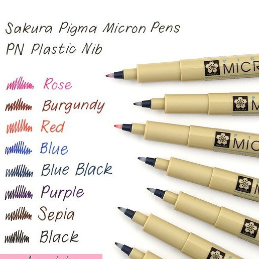 Bút pigma micron nét  PN sakura - RED