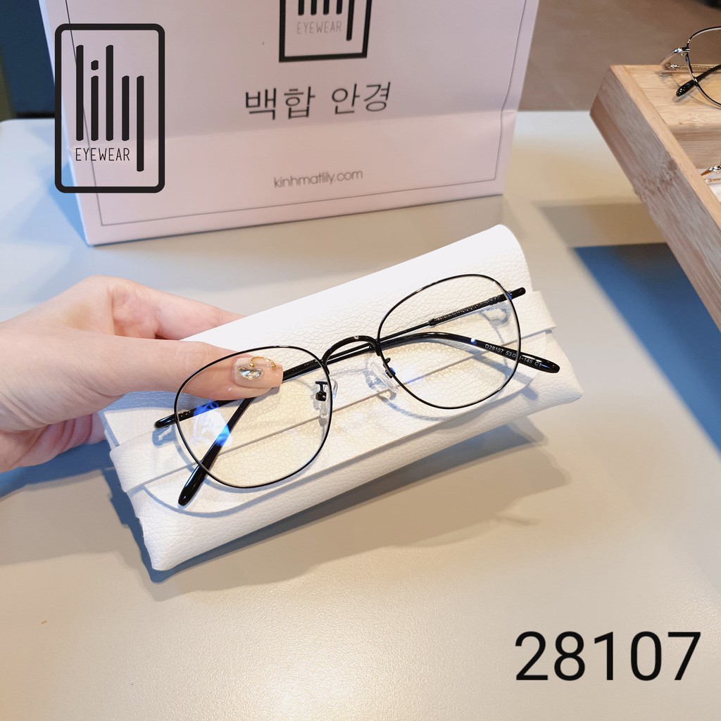 Gọng Kính Cận Kim Loại GK28107 - Gọng Kính Mắt Thời Trang