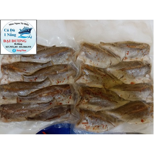 Cá Đù 1 Nắng Lagi BT loại Ướp Nguyên Con ( 8 - 9 con/0.5kg)