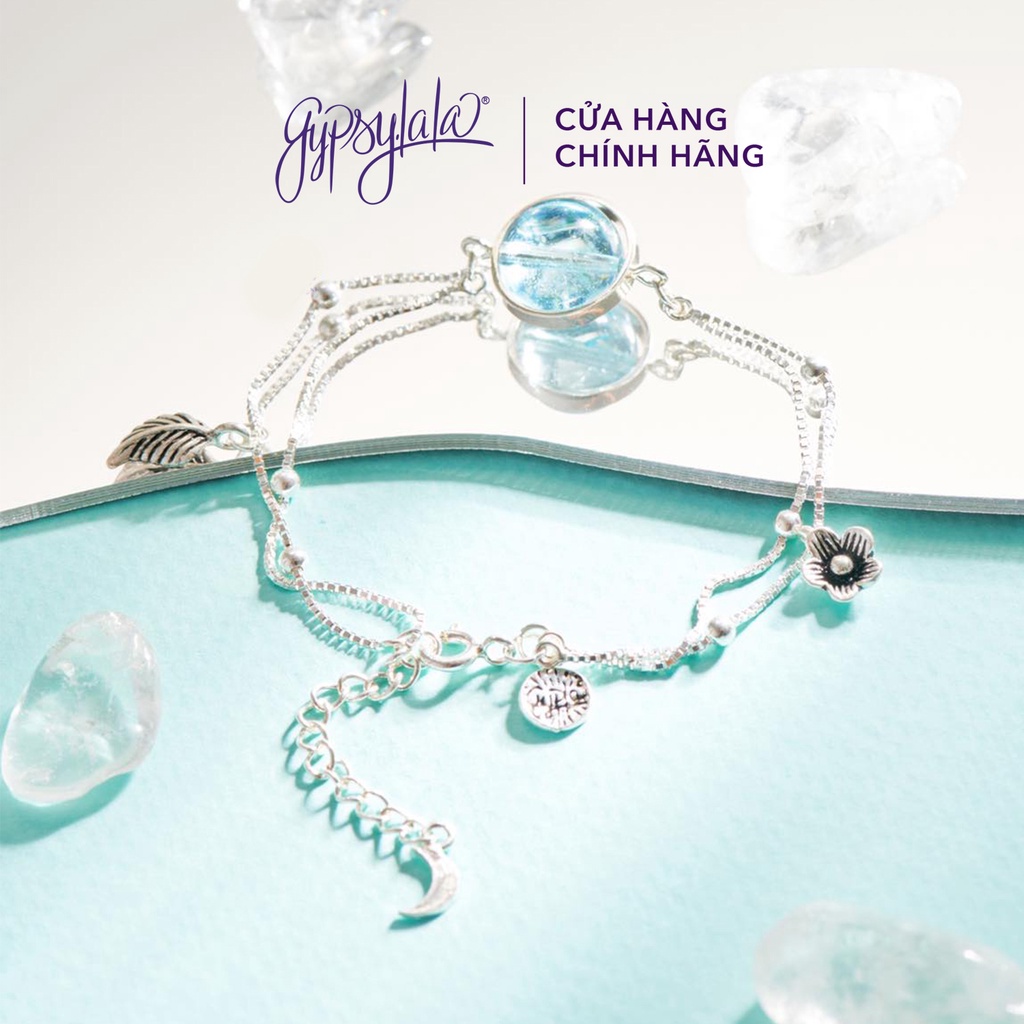 Vòng Tay Round Đá Topaz Thiên Nhiên Tình Yêu Hy Vọng SP003339 Gypsy.lala