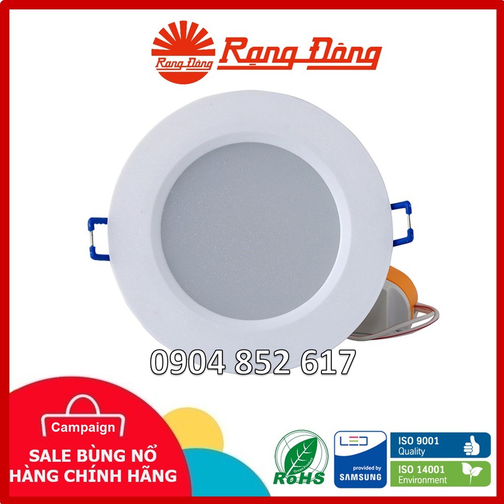 CHÍNH HÃNG Đèn LED âm trần Rạng Đông 3W, 5W, 7W, 9W, 12W 1 Màu