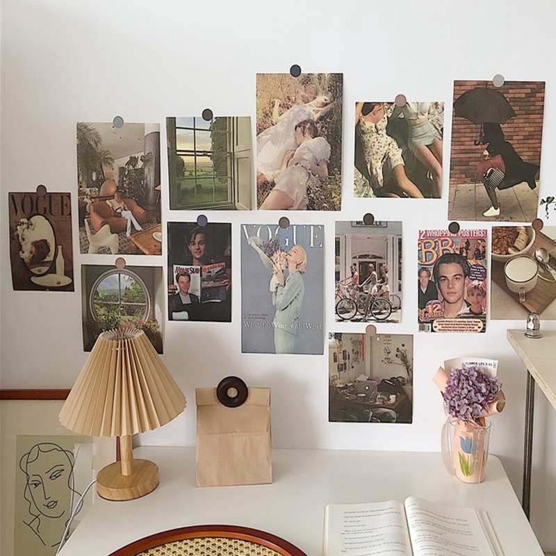 Áp phích/ Miếng dán tường trang trí phong cách vintage sáng tạo