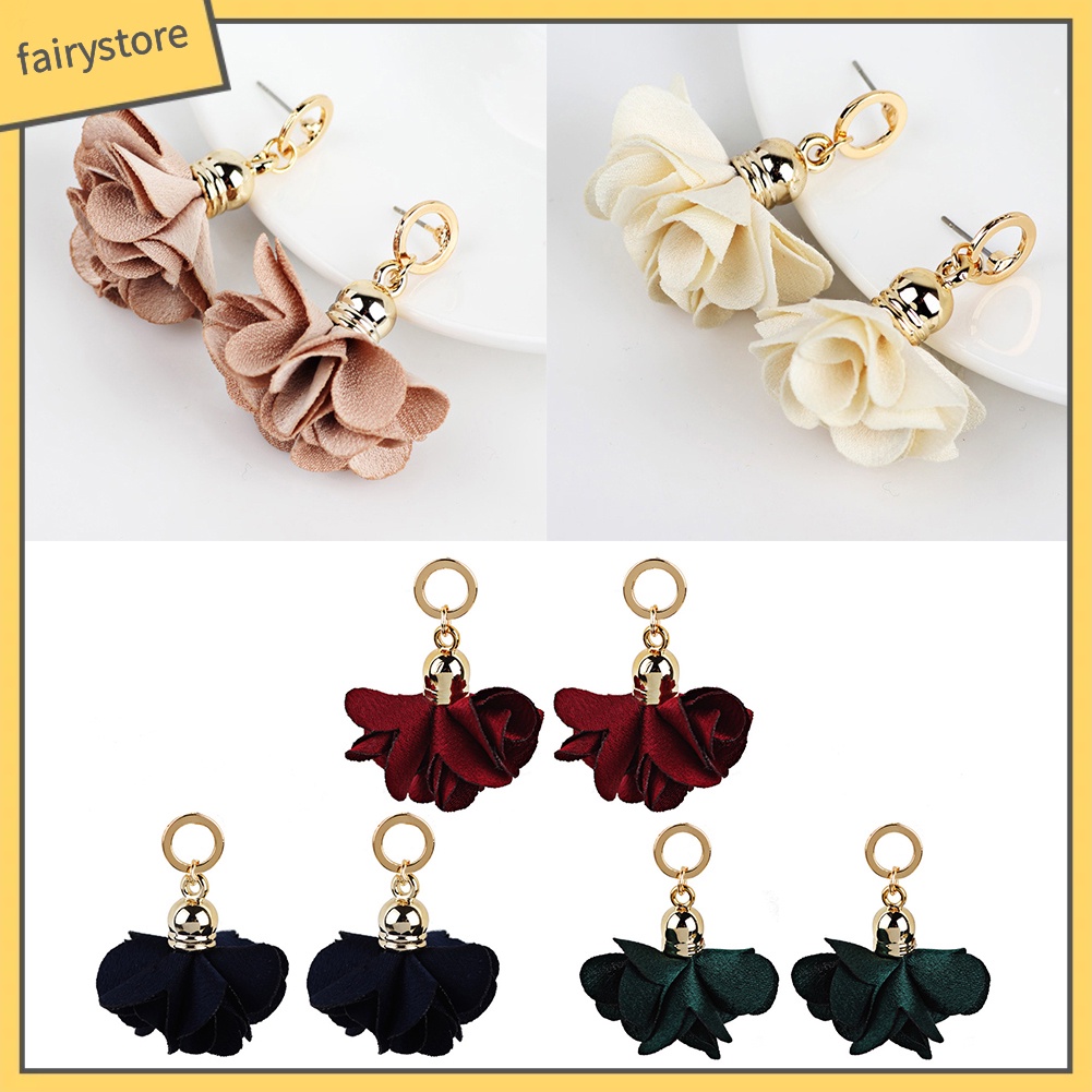 Hoa Tai Dáng Dài Thời Trang Phong Cách Cho Nữ