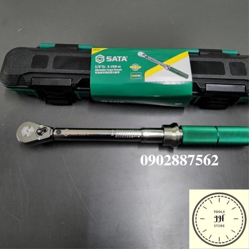 Cần siết chỉnh lực cơ 3/8 5-25 N.m Sata 96212 (cần nổ chỉnh lực)