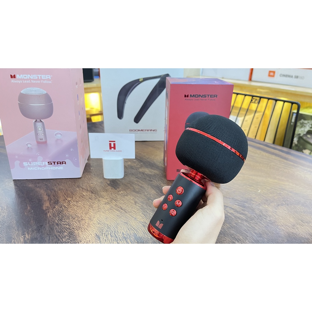 Monster M98 – Micro Kèm Loa Karaoke Bluetooth Chính Hãng - MONSTER® Mini Karaoke Micro