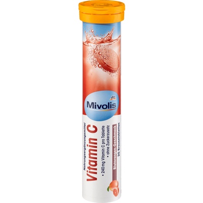 Viên Sủi Mivolis Đức (Date Mới 2023) Hỗ Trợ Hệ Miễn Dịch Tuýp 20 Viên