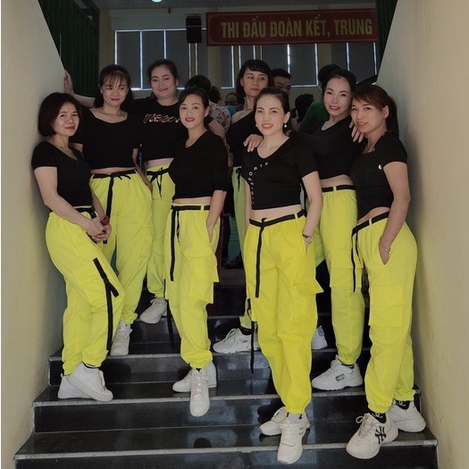 Quần Kaki xanh neon túi hộp mix dây  tương ứng 30kg đến 100kg