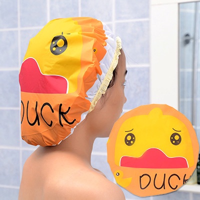 Mũ trùm đầu khi tắm – Mũ trùm tóc khi tắm, ủ dưỡng nilon cute Viebeaute