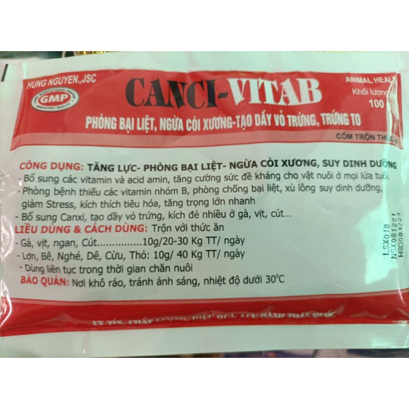 CANCI - VITAB gói 100g