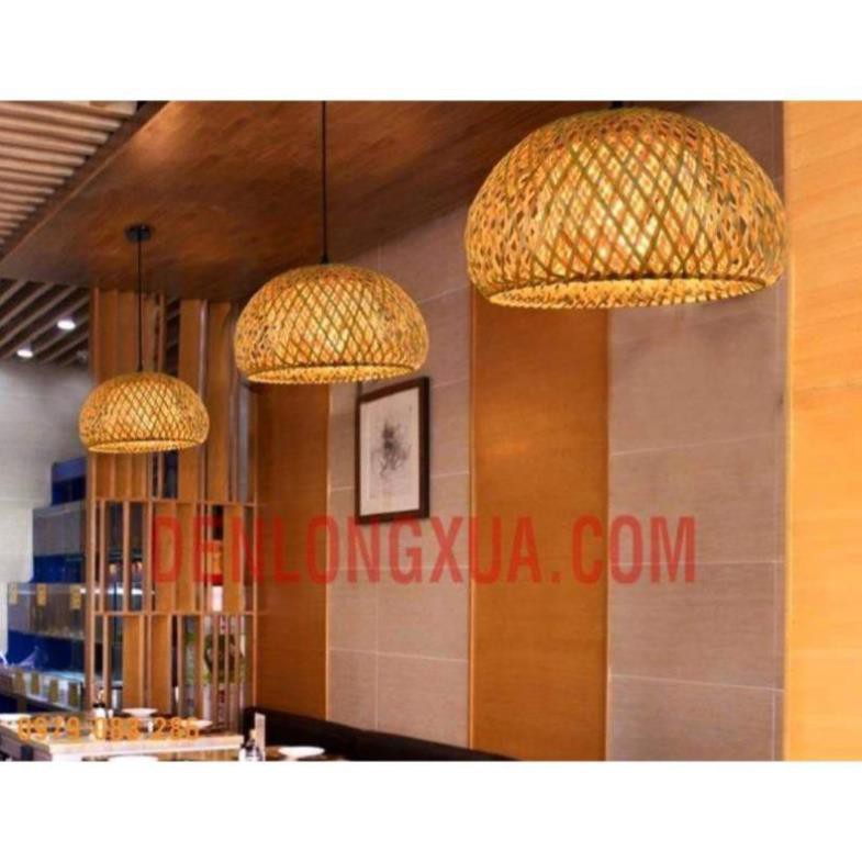 Đèn tre đèn mây tre đèn lồng tre đèn thả mây tre nhiều mẫu mã