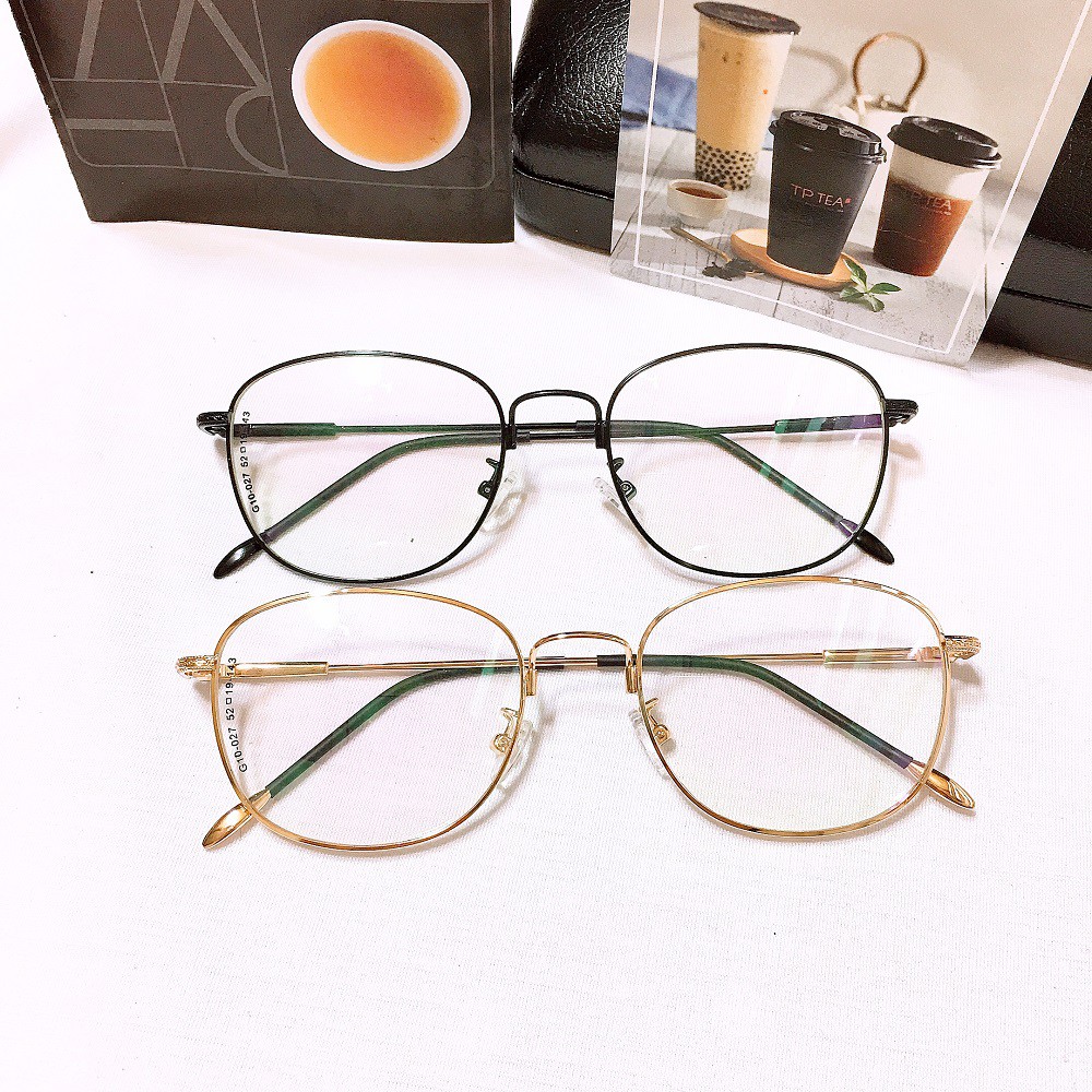 Gọng kính kim loại g10-027 nhận cắt kính cận viễn theo yêu cầu | BigBuy360 - bigbuy360.vn