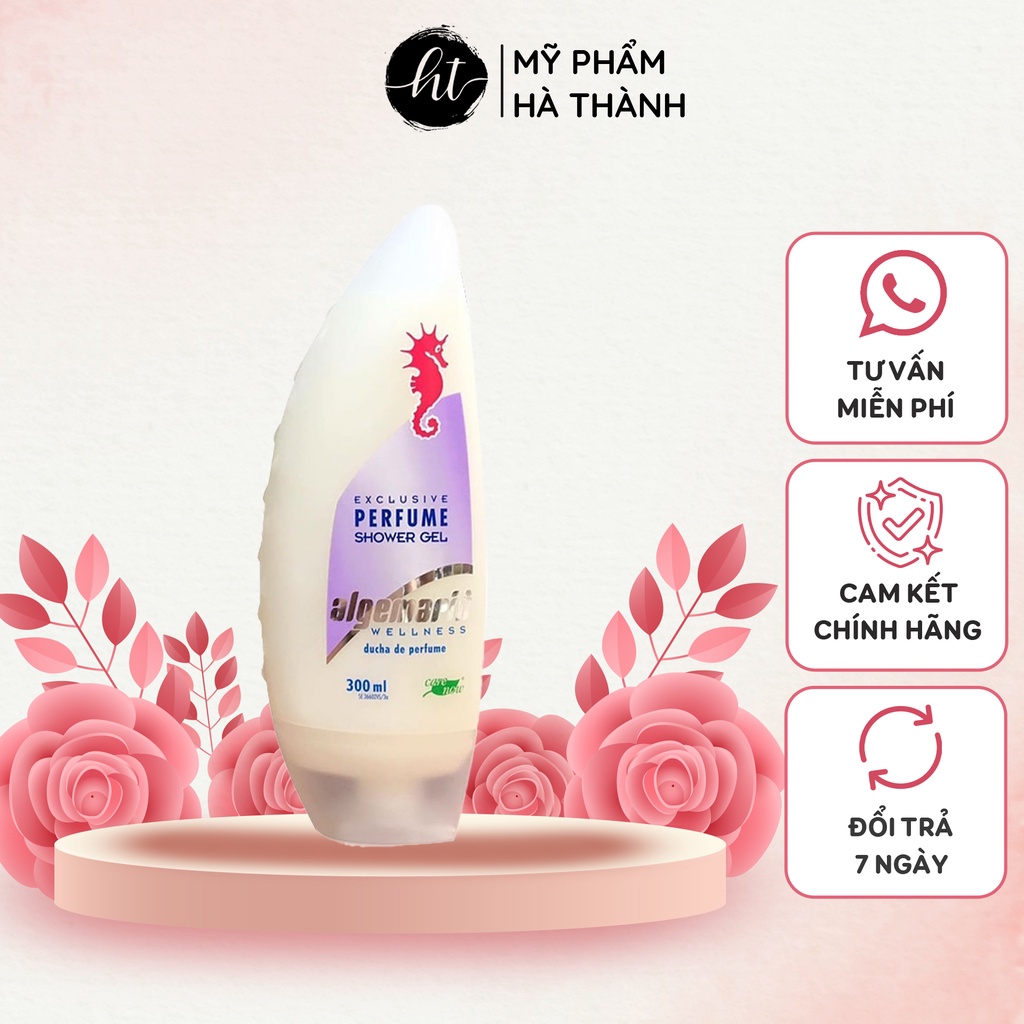 Sữa Tắm Cá Ngựa Algemarin Perfume Siêu Thơm Mềm Mịn 300ml Hương Thơm Dễ Chịu Cam Kết Hàng Chính Hãng - HT087