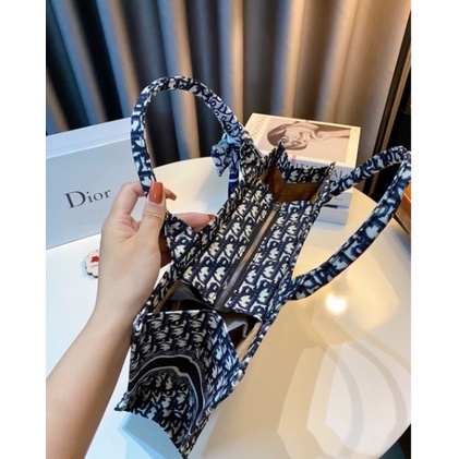 Túi DI Ô công sở Túi xách thổ cẩm họa tiết size to 36-40 kèm tặng nơ hàng SUPER cao cấp