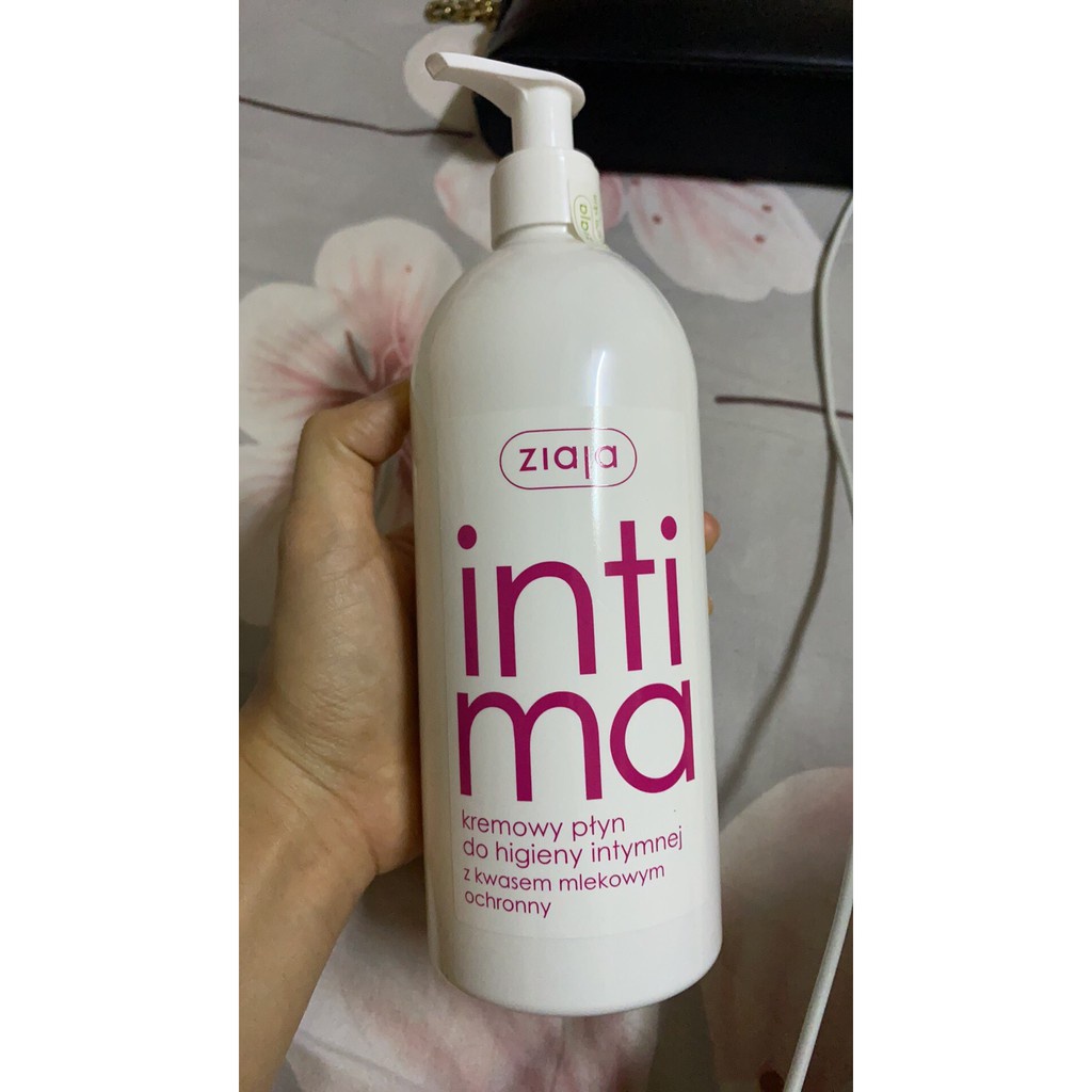 Dung Dịch Vệ Sinh Phụ Nữ Intima Hồng Bổ Sung Axit Lactic Giảm Viêm Nhẹ - Hàng Nội Địa Full Bill 500ml