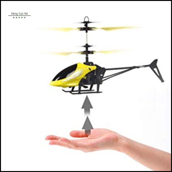 Máy bay trực thăng cảm ứng Heli Copter tặng kèm dây sạc – Đồ chơi trẻ em dùng pin sạc