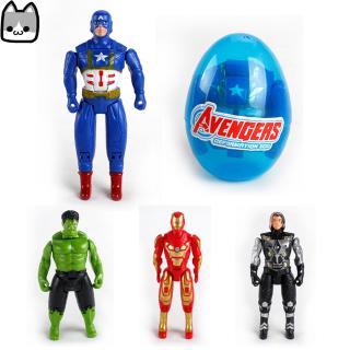Transform Capsule Toy Movable Easter Egg Surprise Gacha Marvel's The Avengers Anime Doll Eggshell Collection Gift