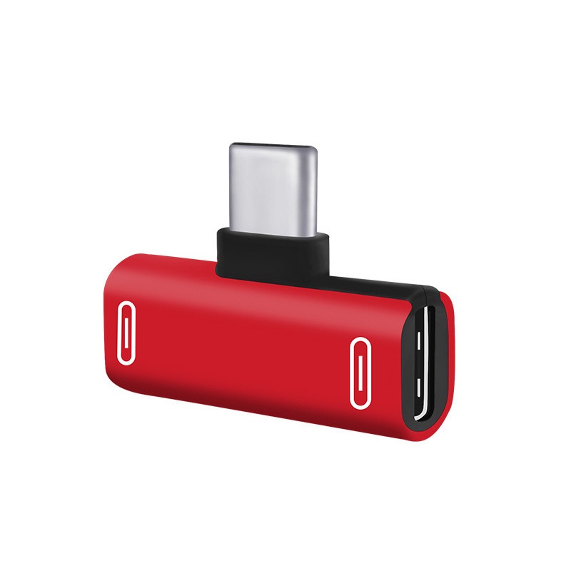 Đầu Chuyển Đổi Nghe Nhạc Từ Type C sang Type C sang Xạc Type C - Bộ Chia Cổng USB-C 2 cho HUAWIE và XIAOMI