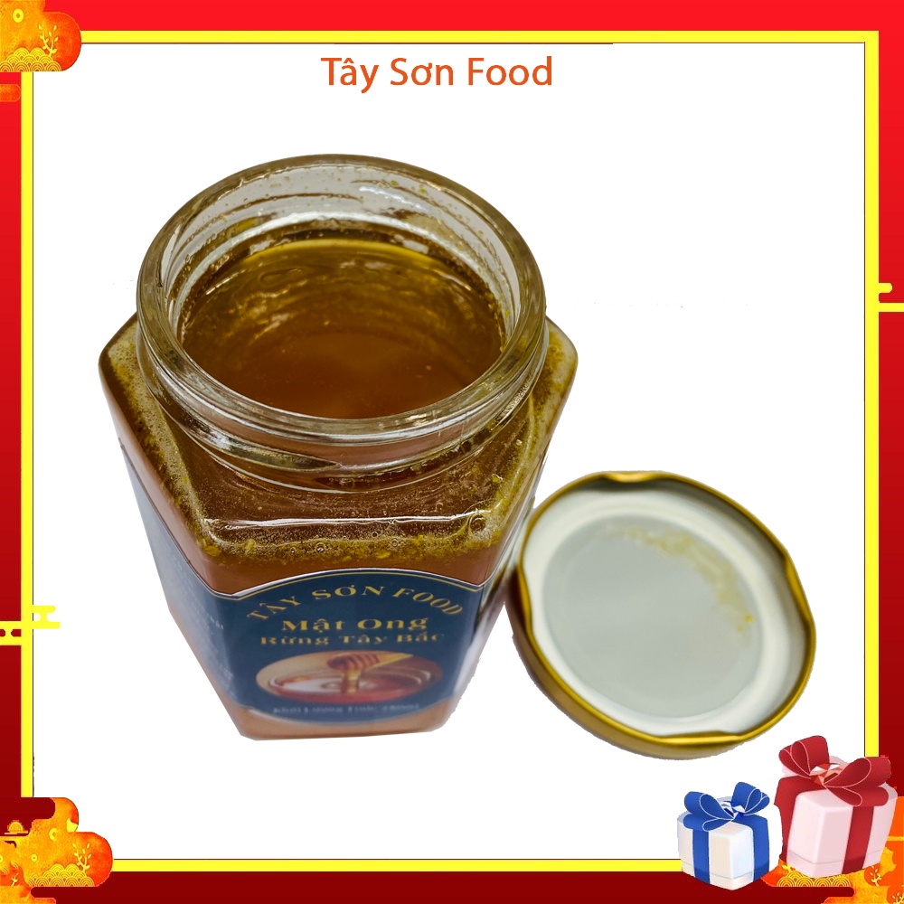 Hũ 280ML Mật Ong Rừng Tây Bắc Nguyên Chất Đặc Sánh Thơm Ngọt - Tây Sơn Food