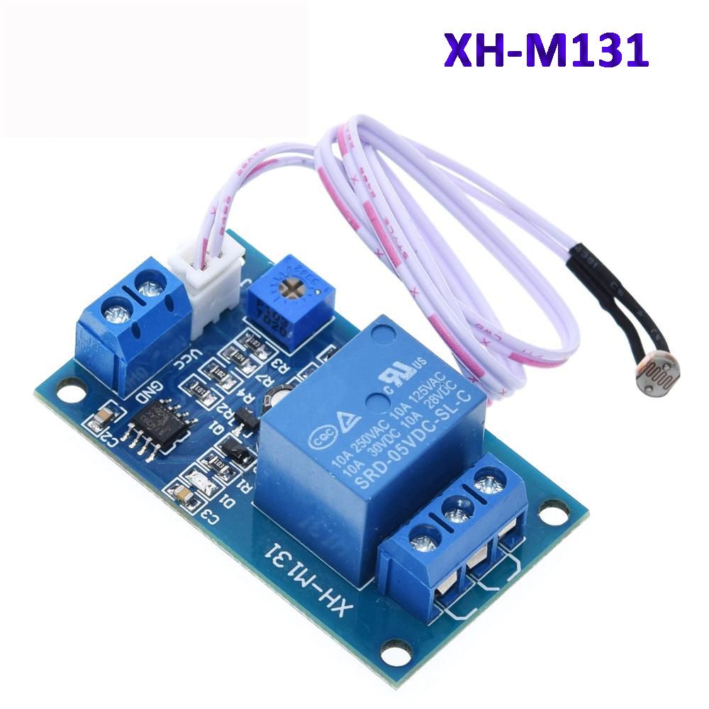 Mô đun rơ le cảm biến ánh sáng 1 kênh DC 5V / 12V XH-M131