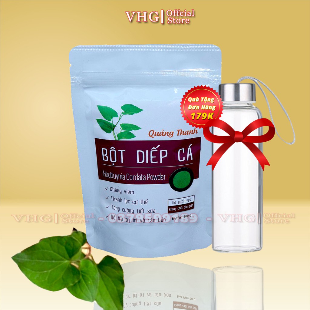 Bột Diếp Cá Quảng Thanh Nguyên Chất 100G.