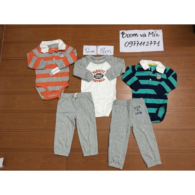 Set 2 chi tiết carter cho bé