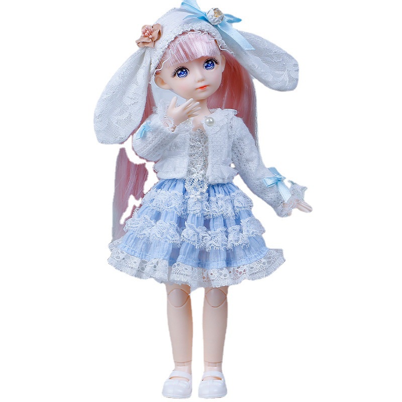 Bộ Búp Bê BJD23 Mặc Trang Phục Dễ Thương Tỉ Lệ 1 / 6 32cm